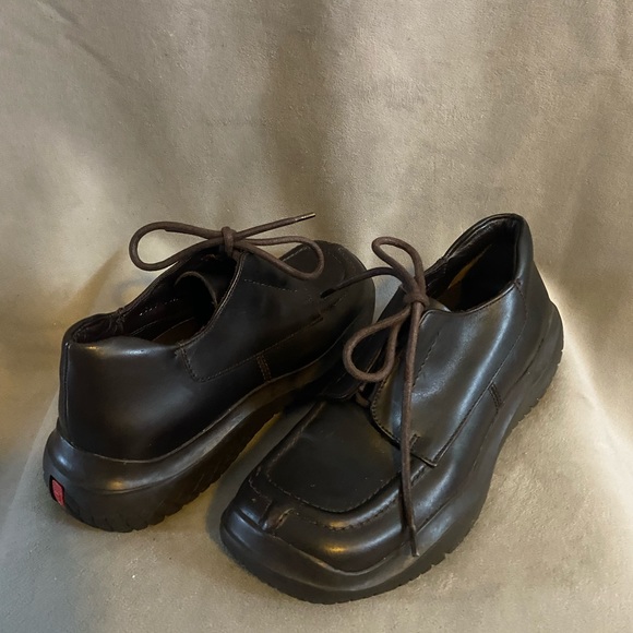 Prada Women’s Platform Oxford Brown 5.5 US | 35.5 - Picture 7 of 12